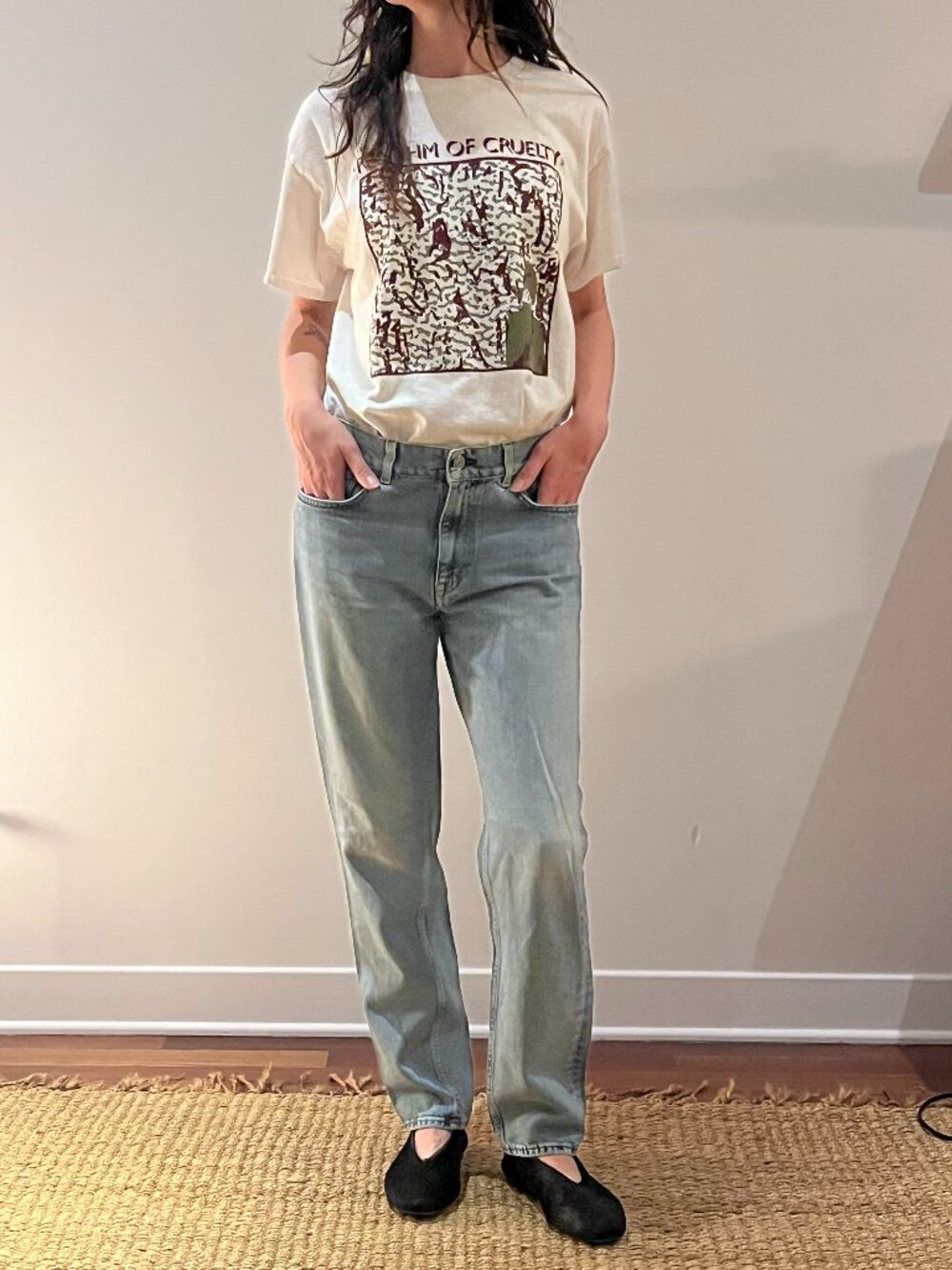 Acne Studios Light Wash Straight Leg Jeans
